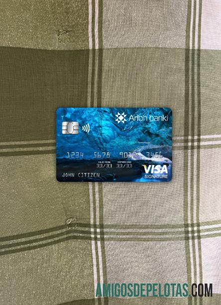 Cartão de assinatura do Visto Arion da Islândia Photolook Front amostra